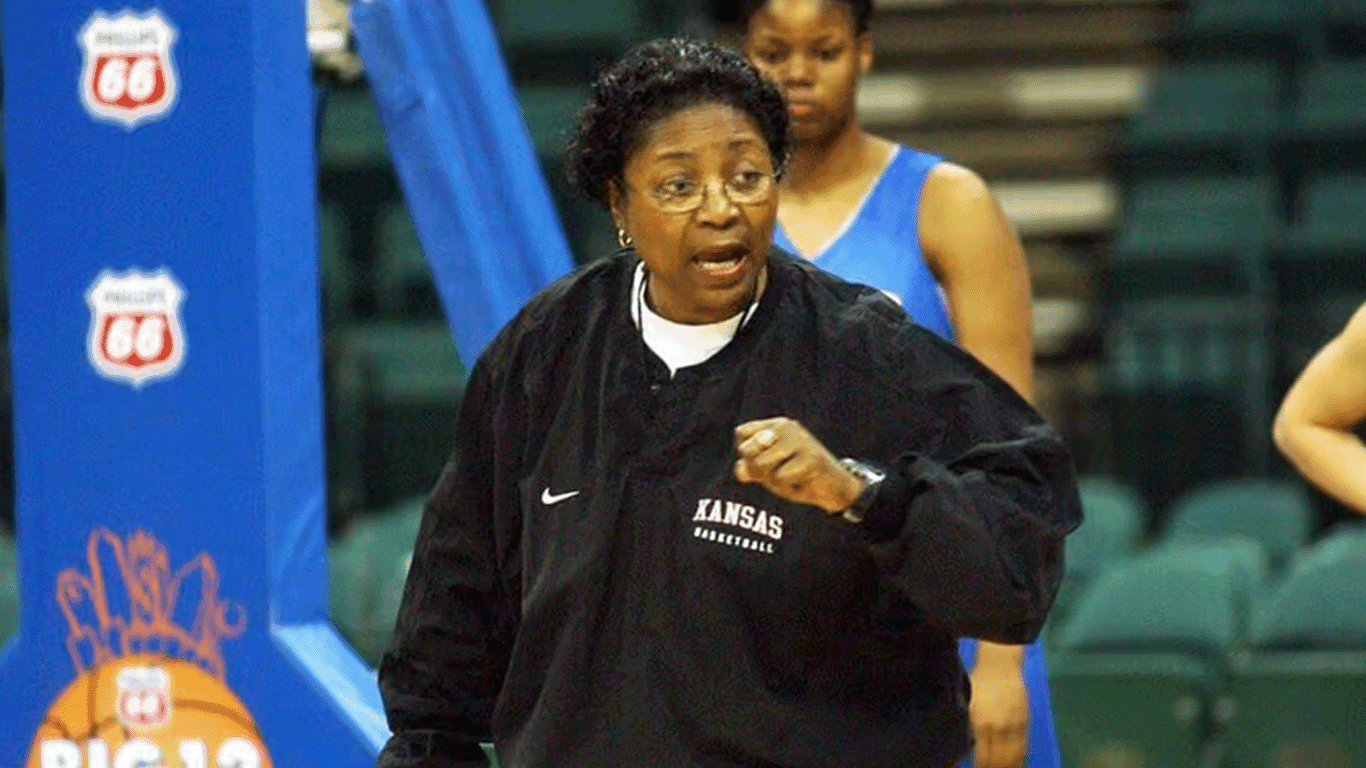 Flowers for Marian Washington, the first Black female coach at a Division I school