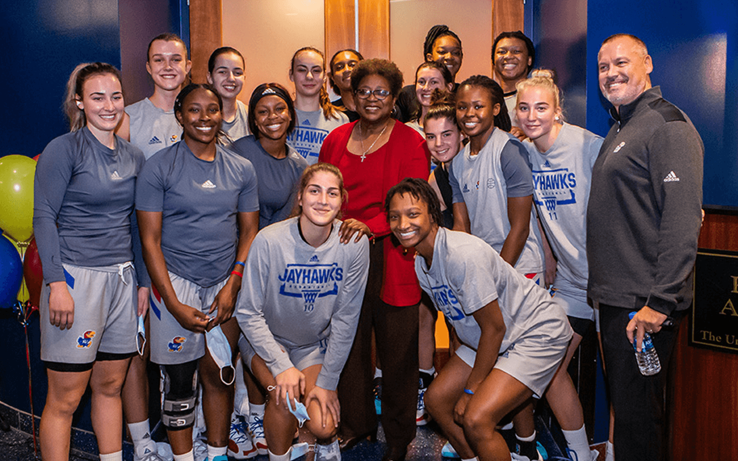 Kansas Dedicates Marian E. Washington Women’s Basketball Suite