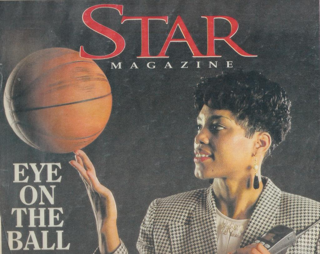 Evette Ott on the cover of Star Magazine.